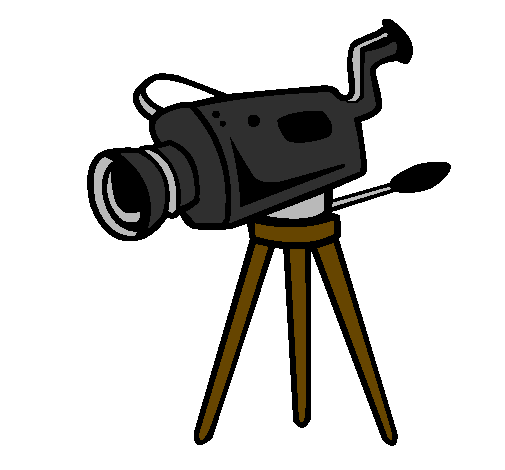 Colored page movie camera painted by oataz