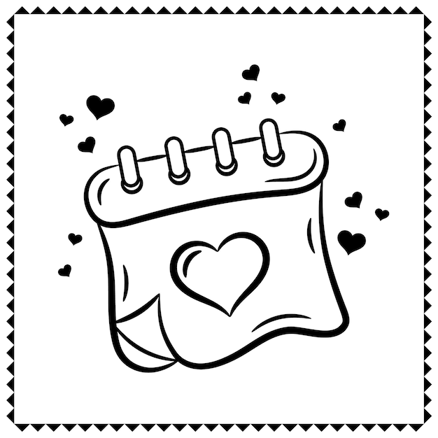 Premium vector printable cute drawing camera sketch for coloring