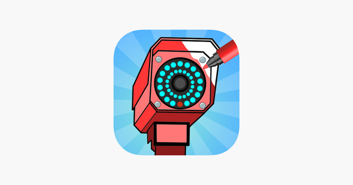 Color page cameraman coloring on the app store