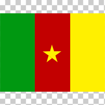Free symbol yellow flag circle