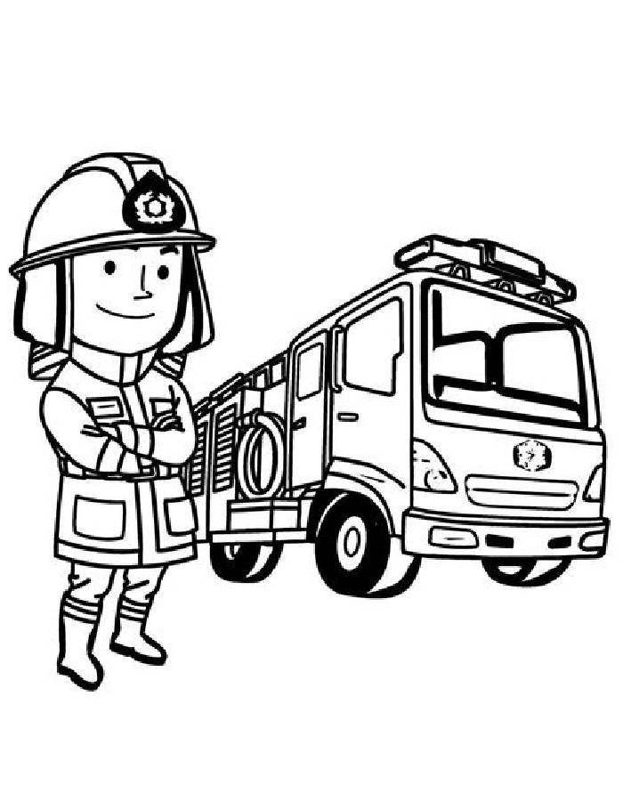 Fire truck coloring pages fire trucks coloring pages truck coloring pages
