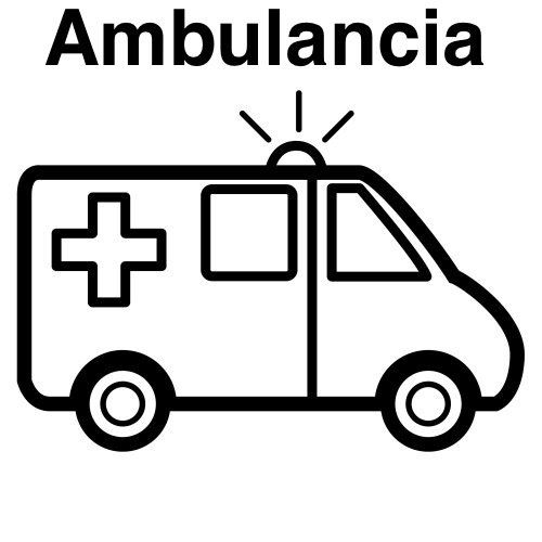 Camion de bomberos animado para colorear