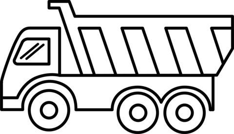 Dibujo de camiãn de la basura para colorear dibujos para colorear imprimir gratis