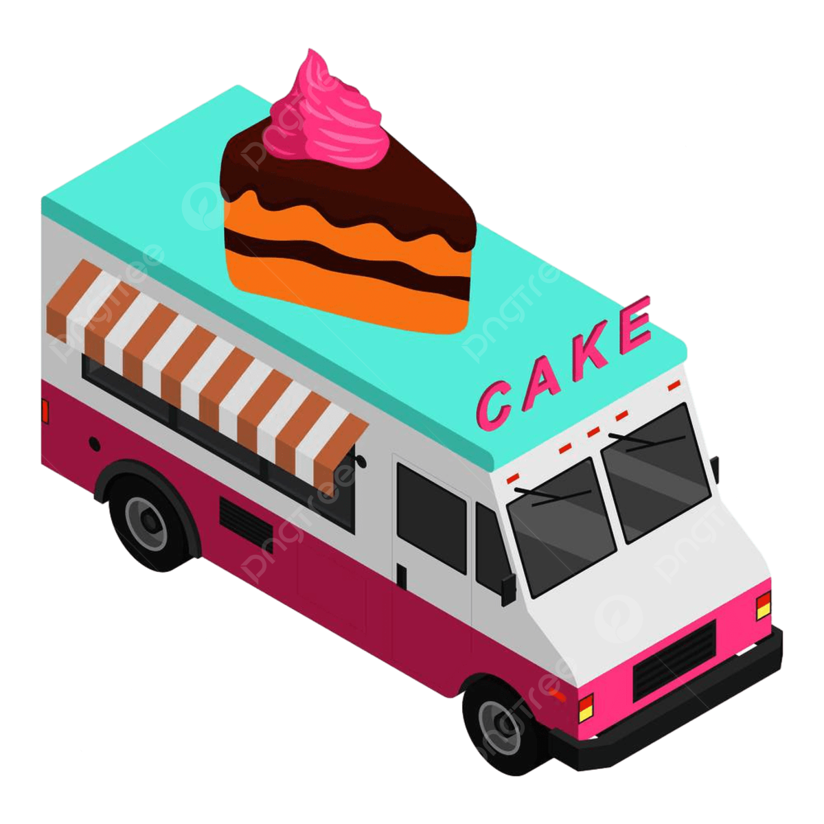 Vector isomãtrico del icono del camiãn de la torta png dibujos transporte icono antecedent png y vector para dcargar gratis