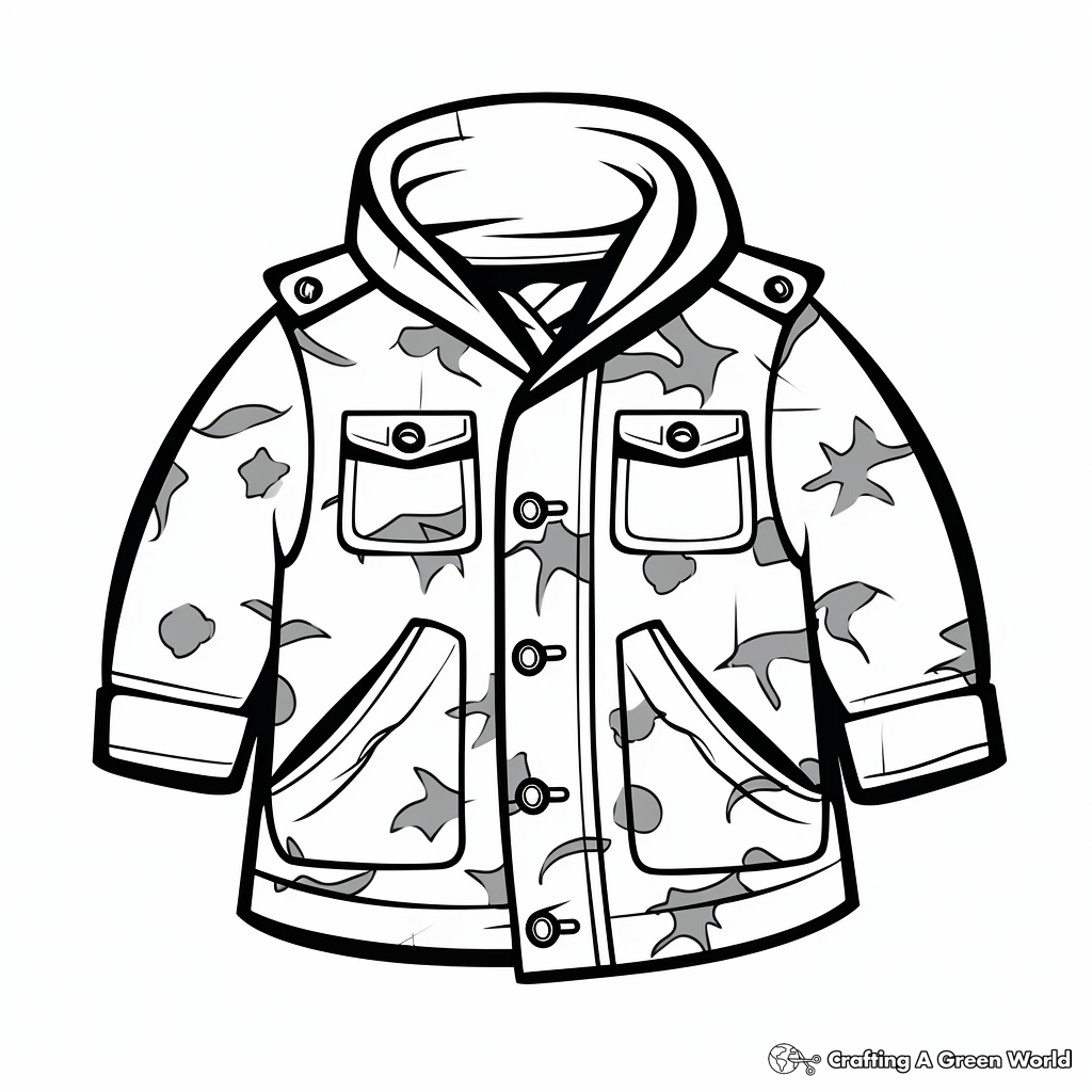 Jacket coloring pages