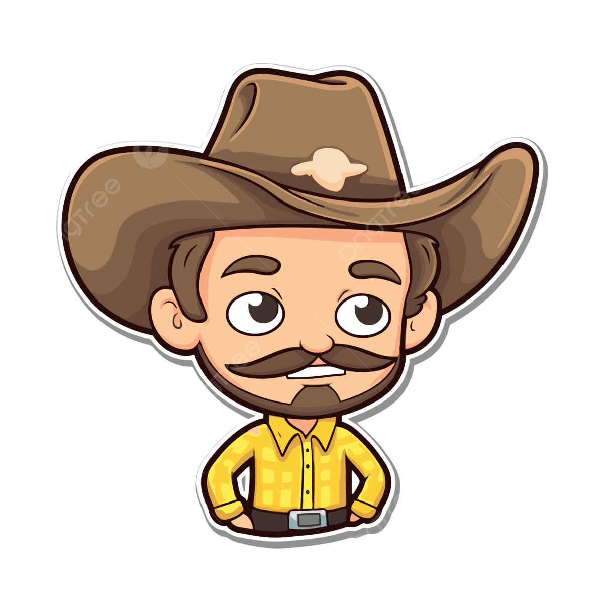 Cartoon cowboy png transparent images free download vector files