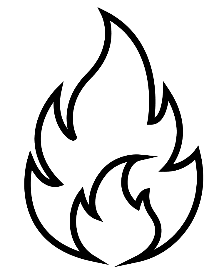 Fire coloring pages printable for free download