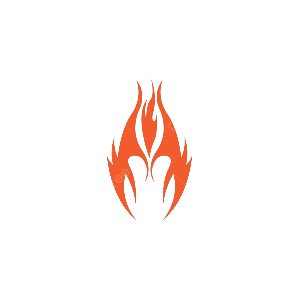 Fire flame vector illustration design template decorative art tribal vector decorative art tribal png and vector with transparent background for free download