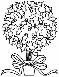 Plants trees flowers free coloring pages