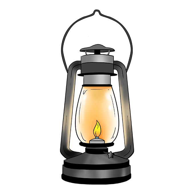 How to draw a lantern