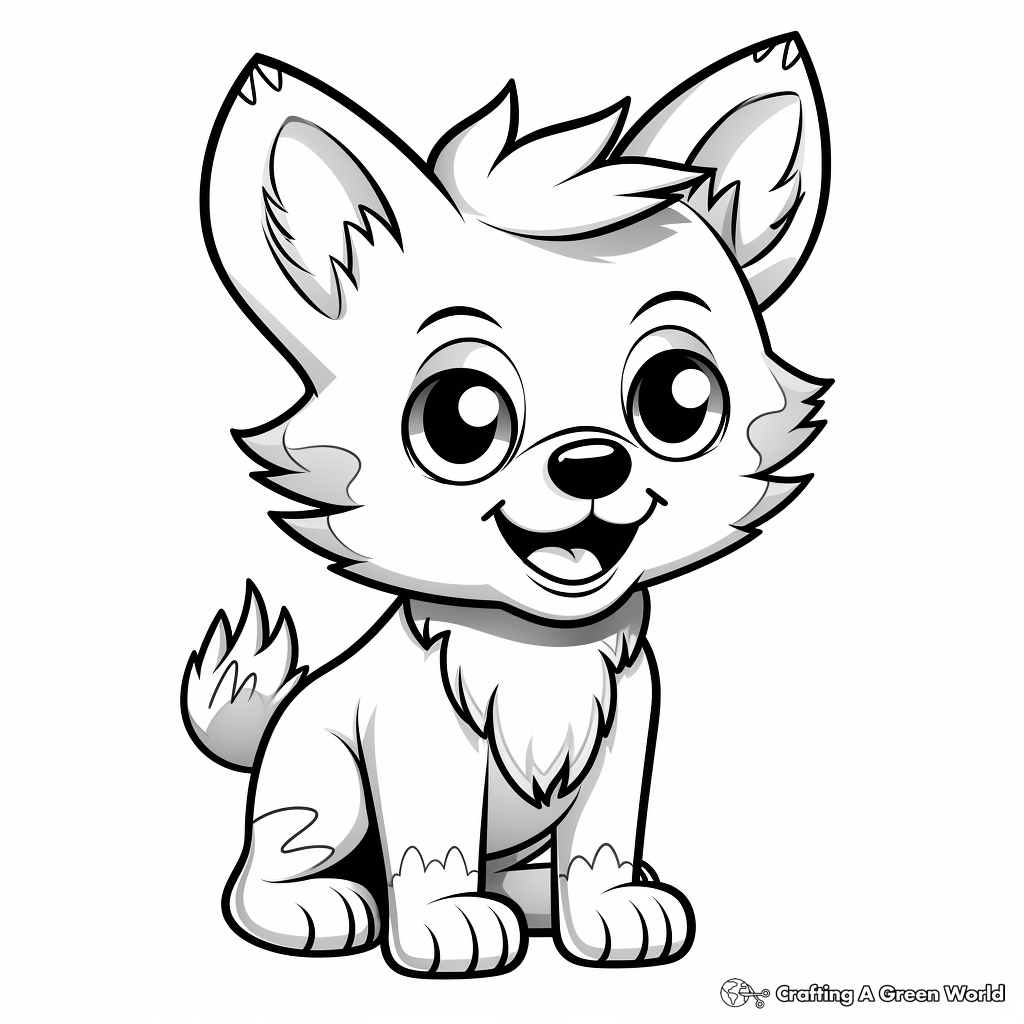 Wolf coloring pages