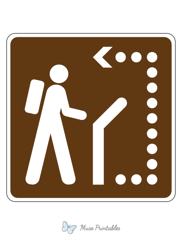 Printable interpretive trail campground sign
