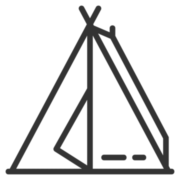 Tent outline png transparent images free download vector files
