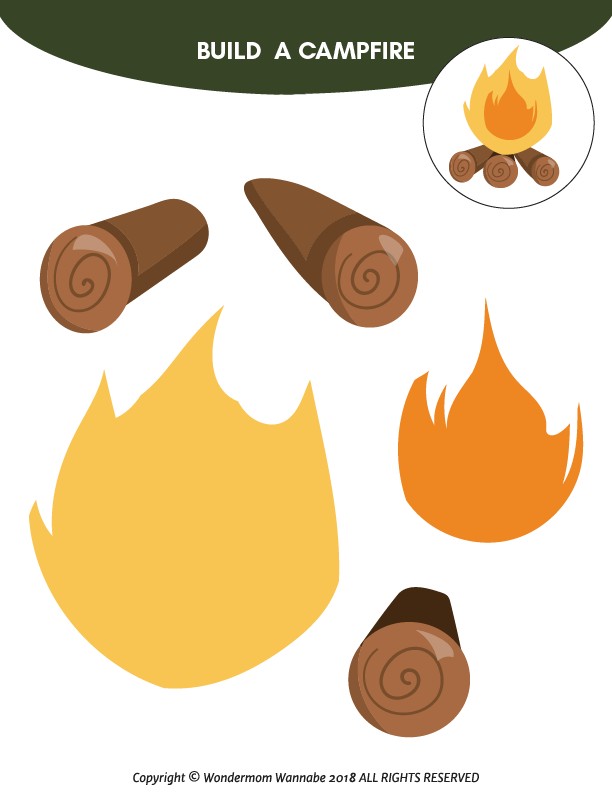 Camping activity kit for kids â