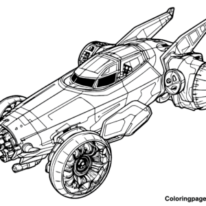 Rocket league coloring pages printable for free download