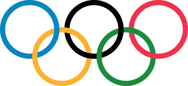 Which colour represent which continent in the olympics symbol