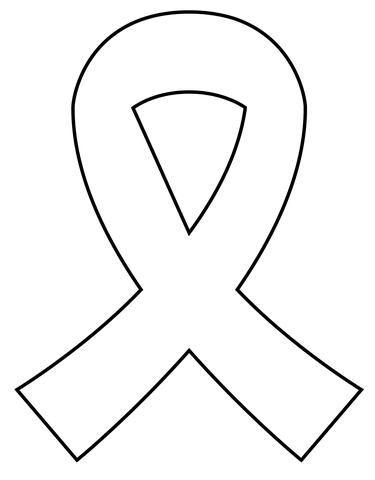 Reminder ribbon emoji coloring page free printable coloring pages
