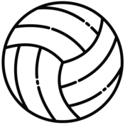Volleyball ball coloring page free printable coloring pages