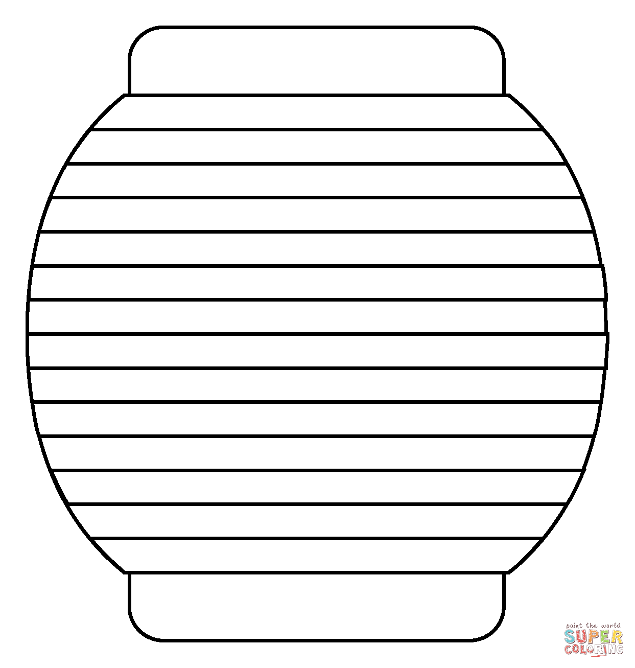 Red paper lantern emoji coloring page free printable coloring pages