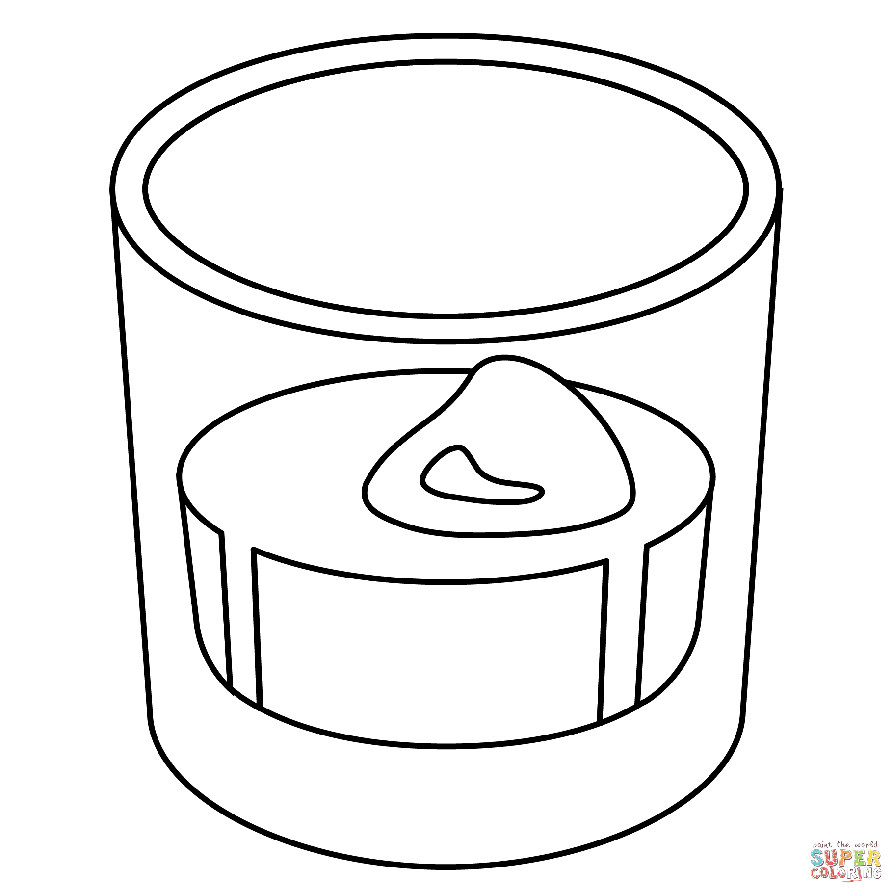 Tumbler glass emoji coloring page free printable coloring pages