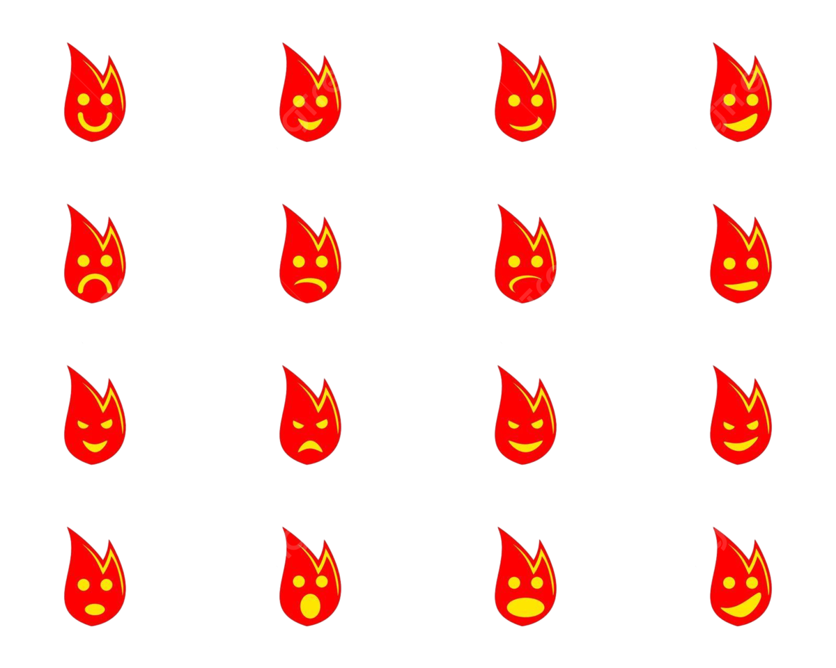 Flame emoji vector png vector psd and clipart with transparent background for free download