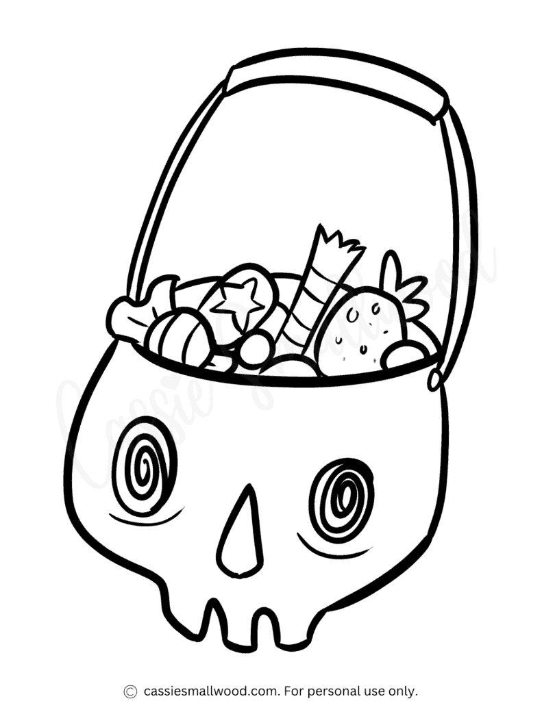 The cutest candy coloring pages