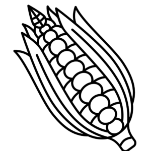 Corn coloring pages printable for free download