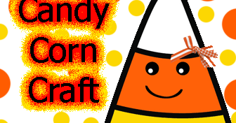 Candy corn folder craft for kids its not corny to love jesus