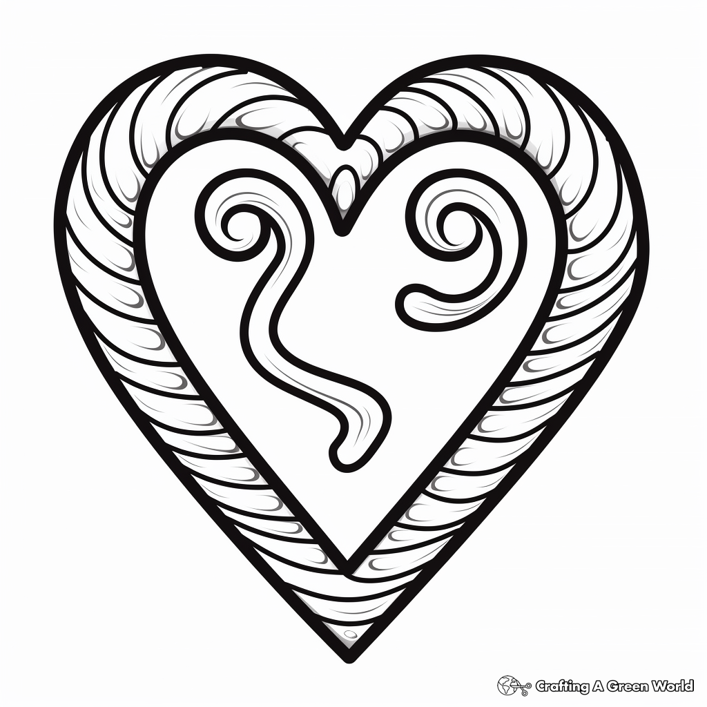 Candy cane coloring pages