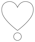 Heart coloring pages free printable pictures