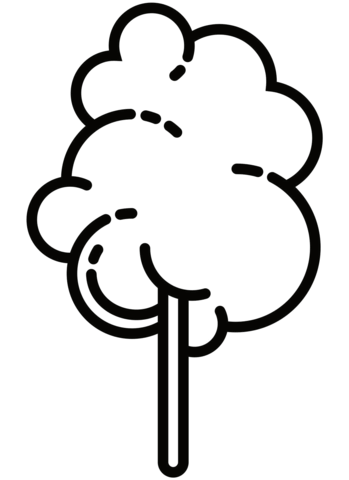 Cotton candy coloring page free printable coloring pages