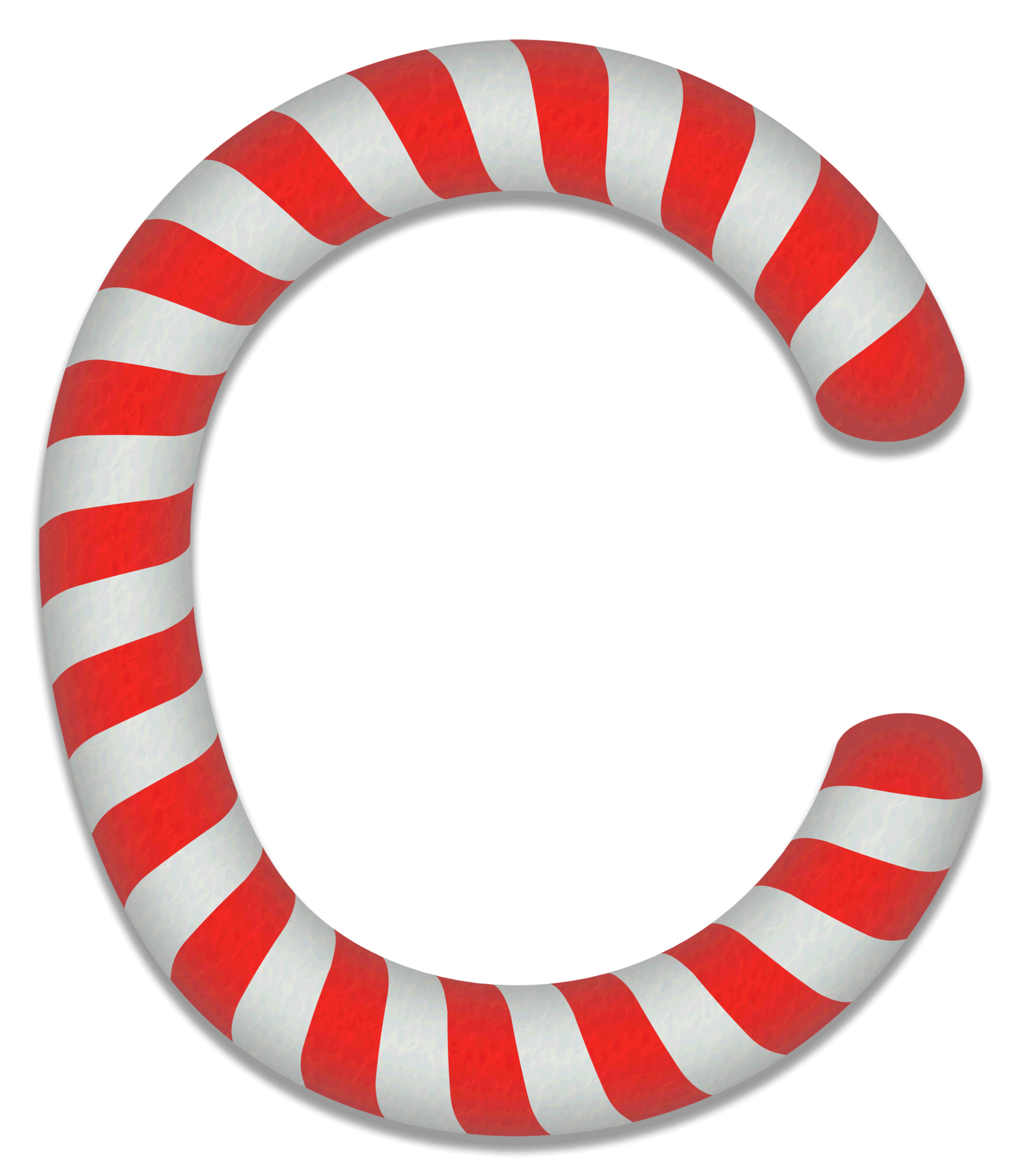 Candy cane stripes christmas alphabet lettering font â diy projects patterns monograms designs templates