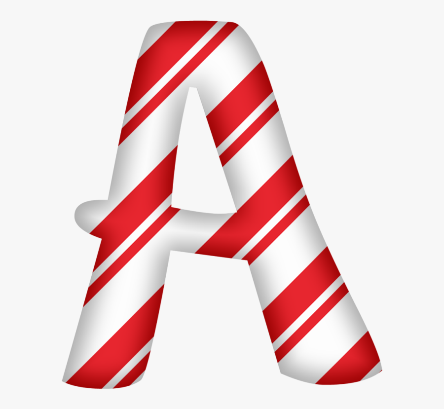 Candy cane letters s