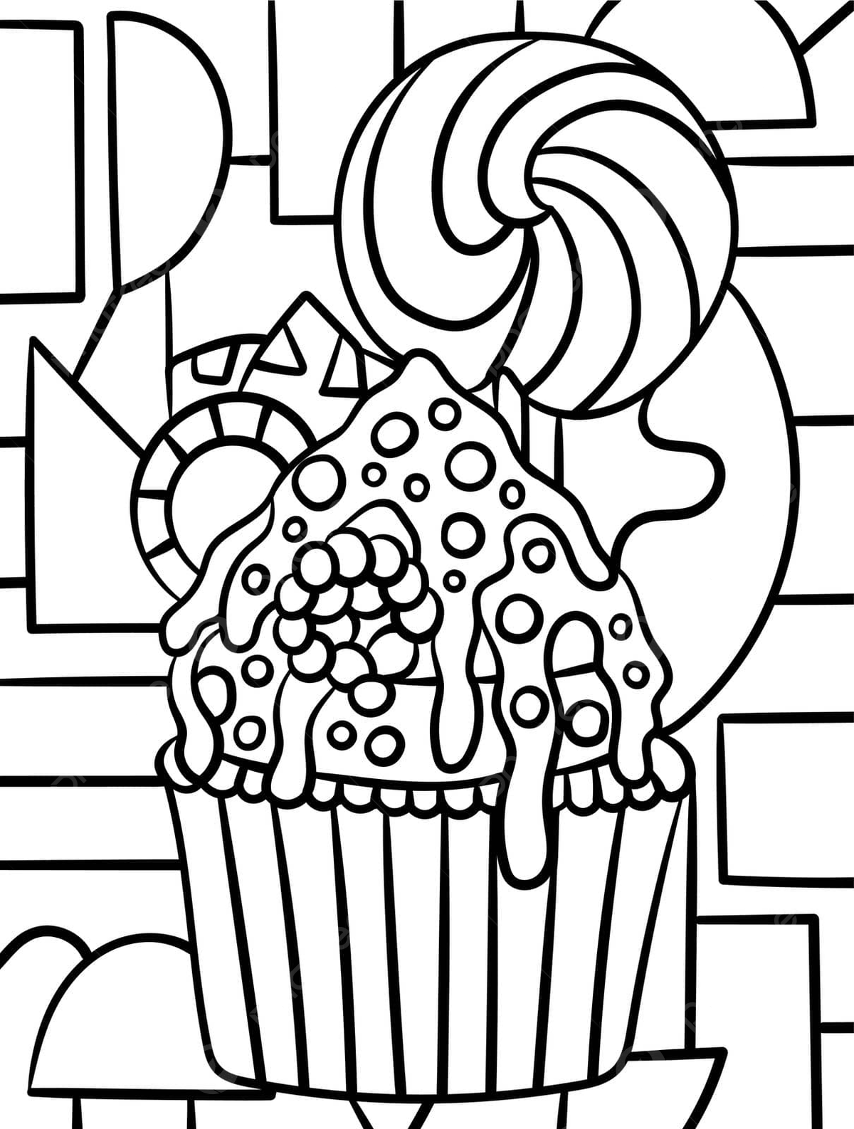 Food coloring page png vector psd and clipart with transparent background for free download