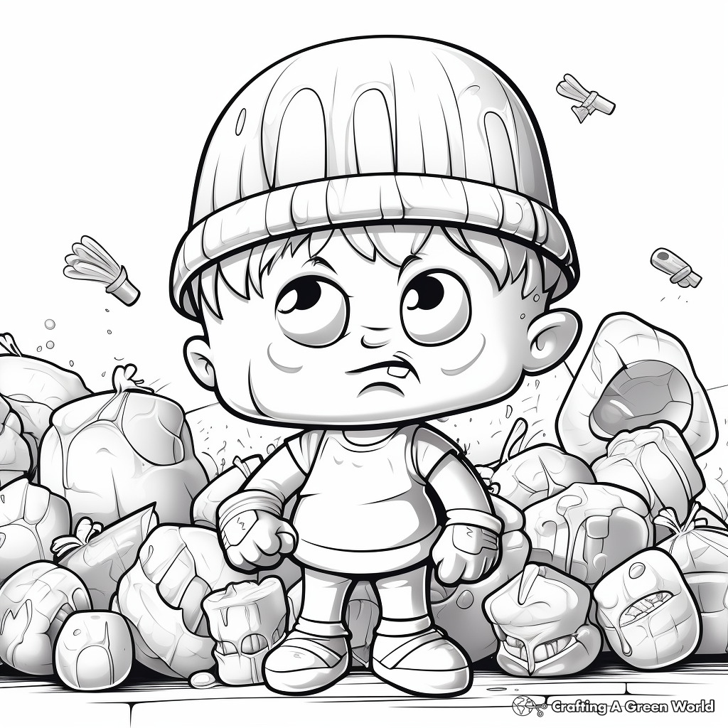 Candy coloring pages