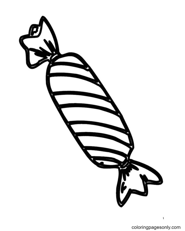 Candy coloring pages