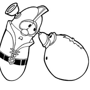 Veggietales coloring pages printable for free download