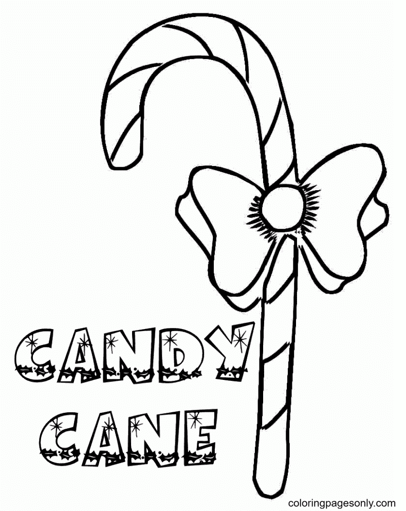 Candy coloring pages