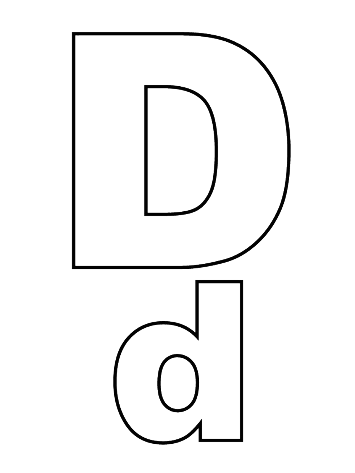 Letters and numbers