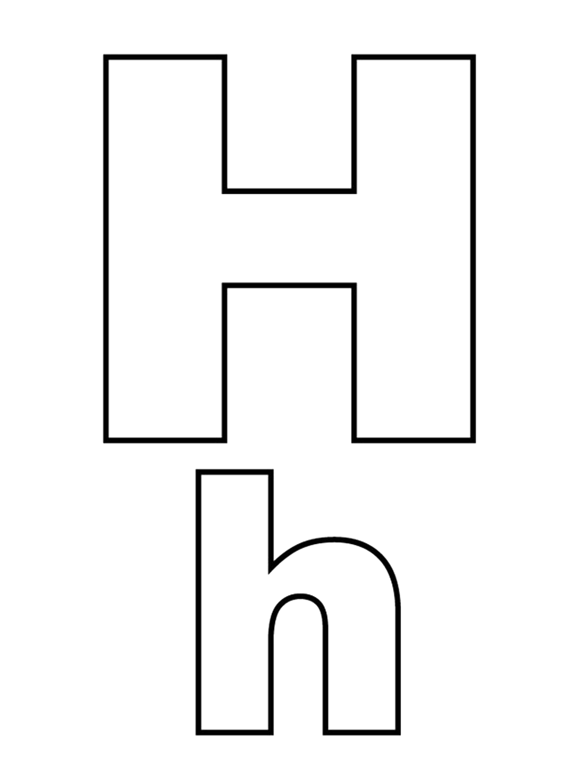Letters and numbers