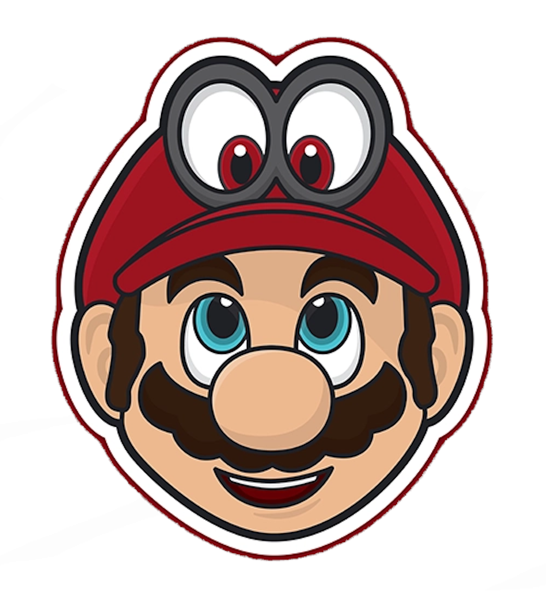 Embroidery super mario odyssey