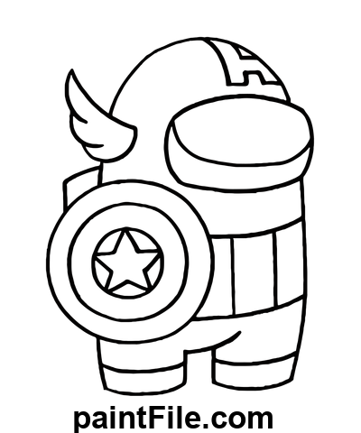 Captain america â free printable coloring pages