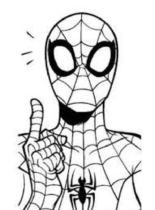 The spider man with an idea how to draw in few steps spiderman drawing cartoon drawings spiderman sketches