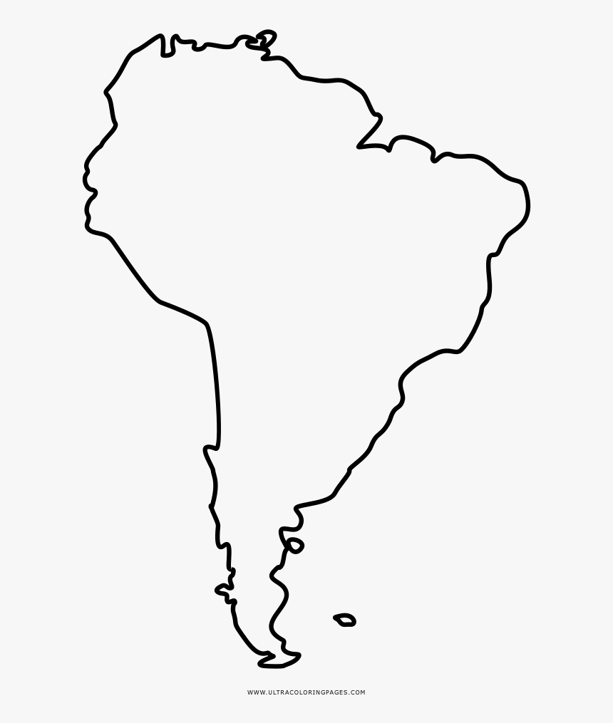 South america coloring page