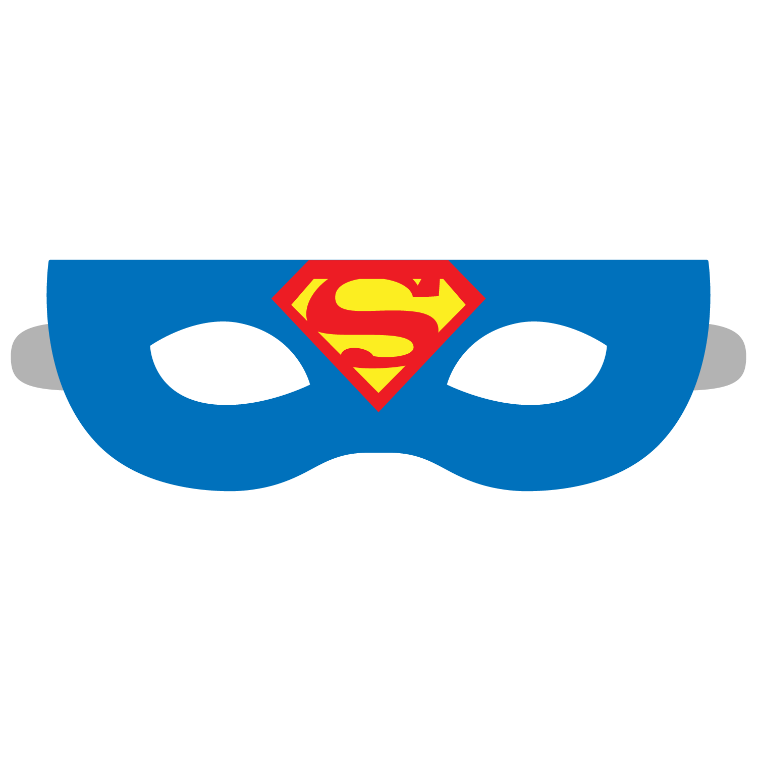 Superman mask template free printable papercraft templates