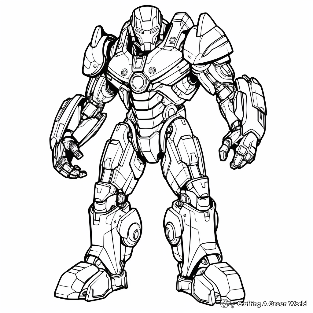 Superhero coloring pages