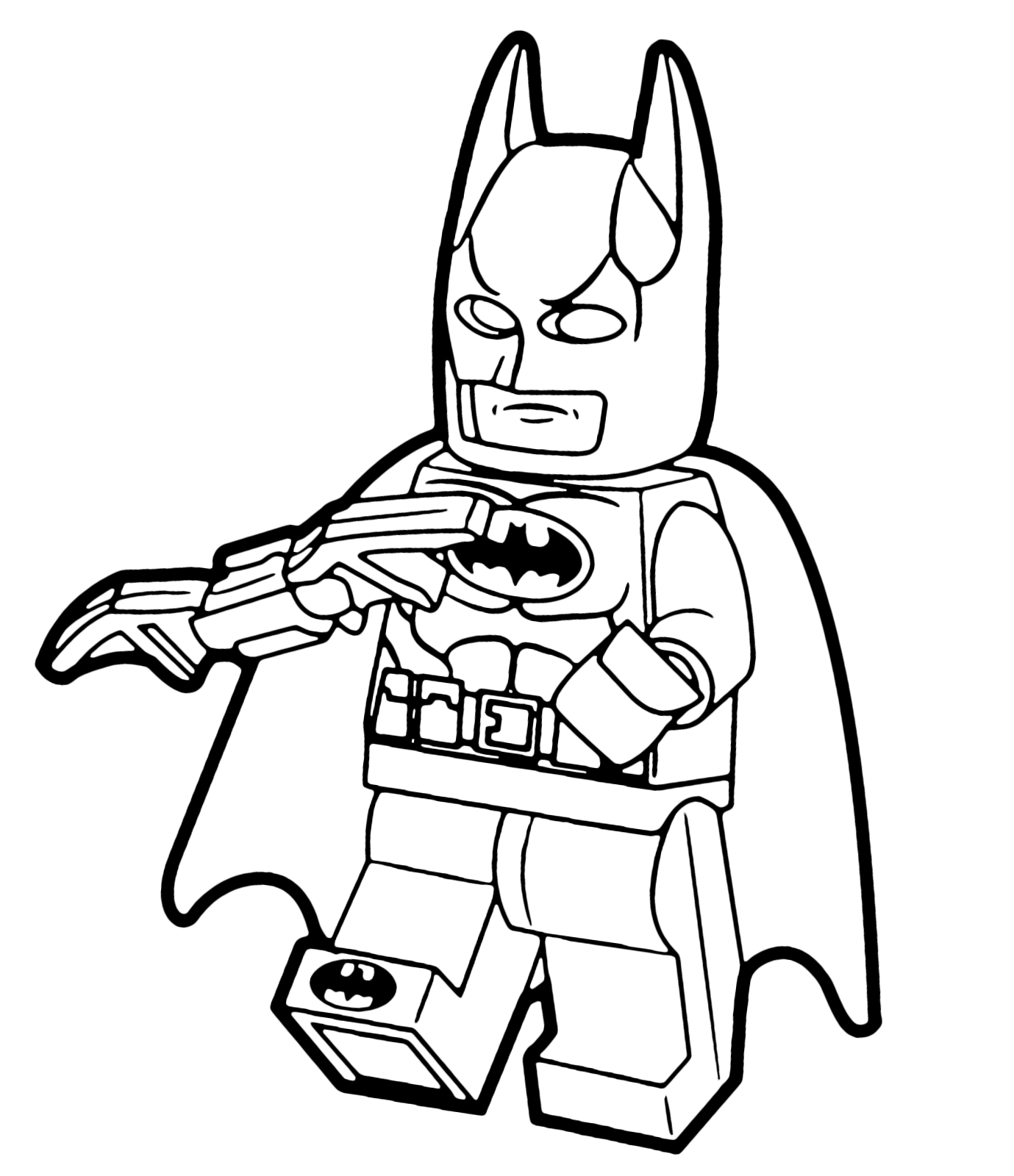 The lego batman movie coloring pages