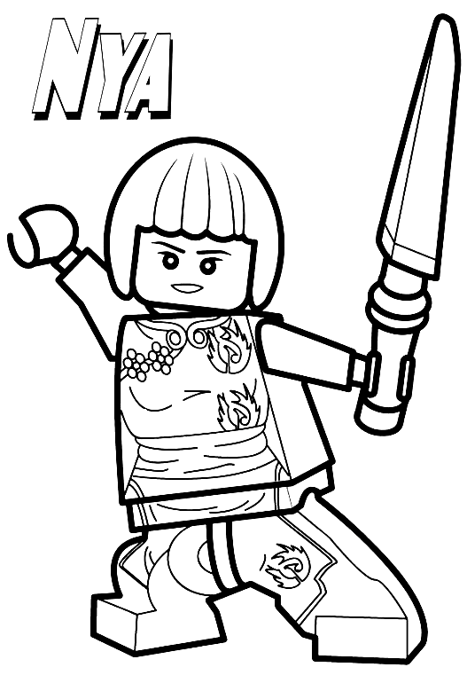 Lego captain america coloring page