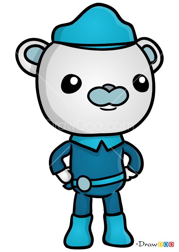 How to draw captain barnacles the octonauts