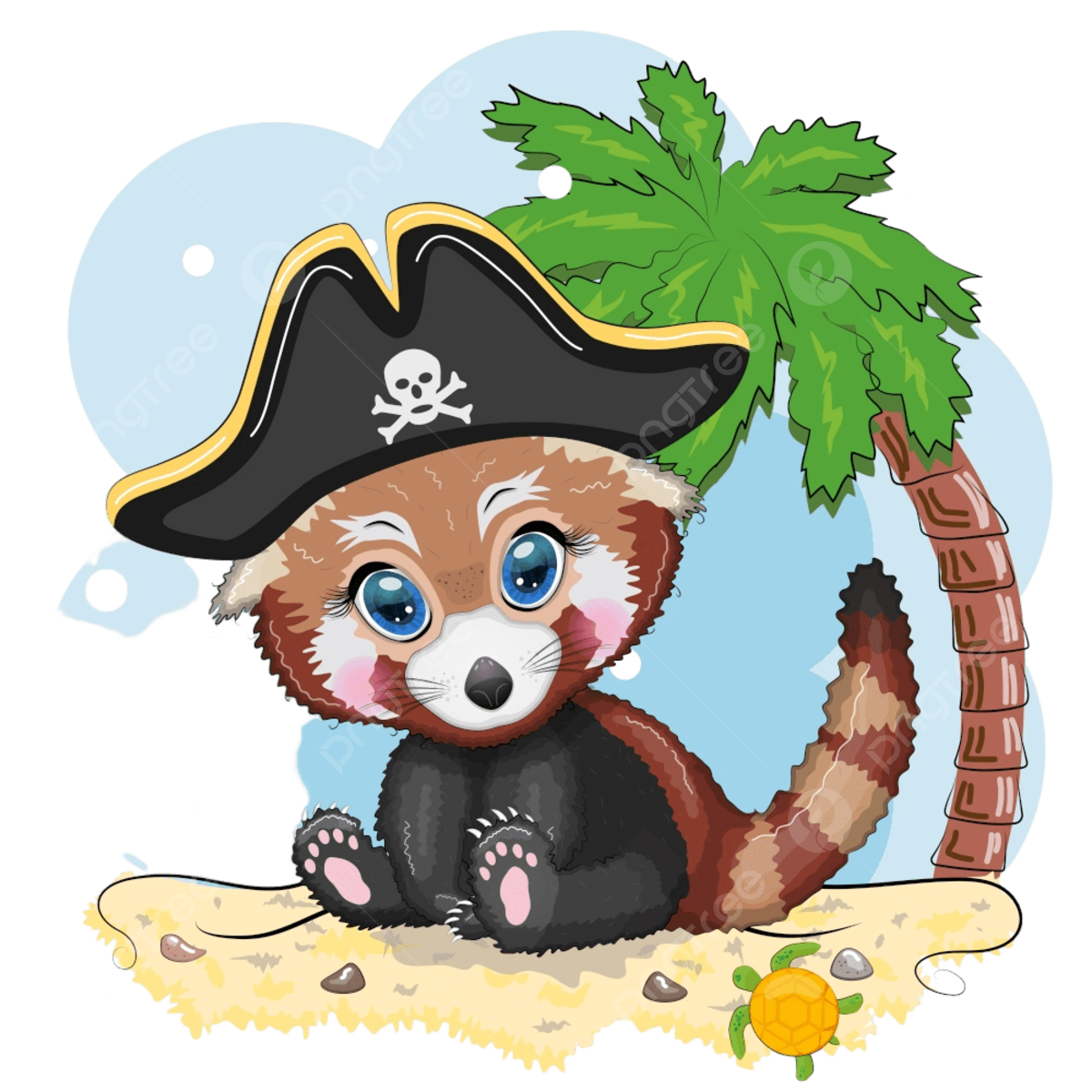 Pirate panda vector art png images free download on